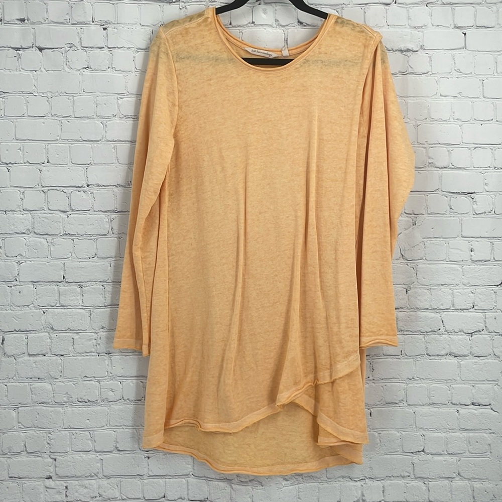 Light Orange Creamsicle Soft Surroundings Medium Halloween Tunic Spring Pastel